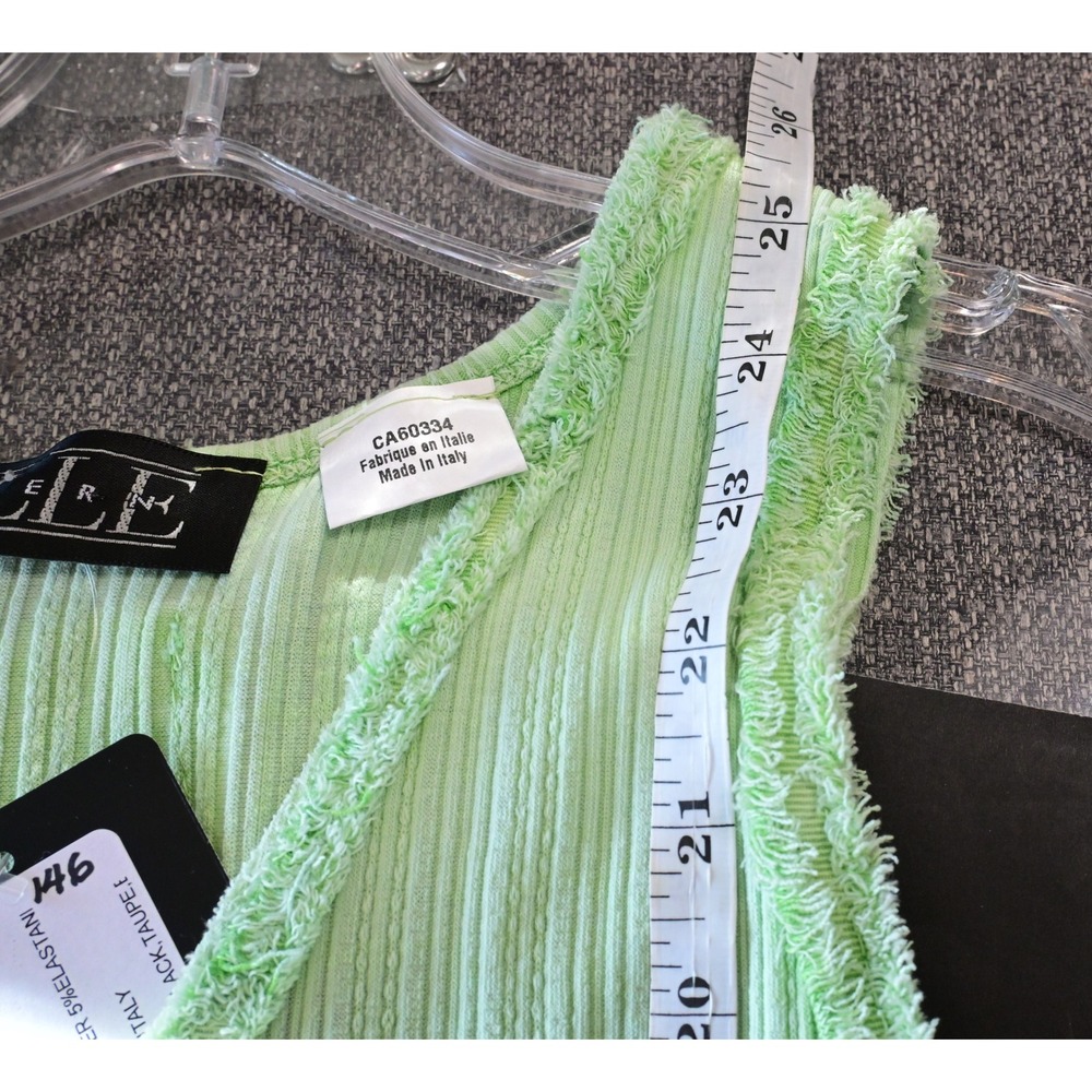Elle Ribbed Henley Tank Top - Picture 6 of 7